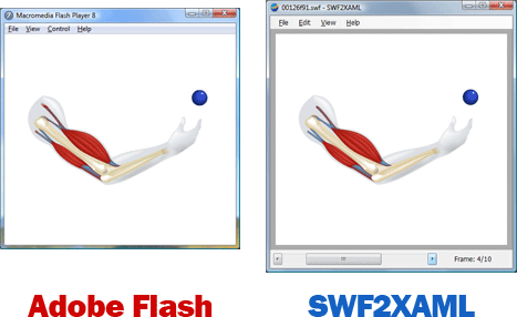 SWF2XAML: An Adobe/Macromedia Flash to XAML Conversion Tool